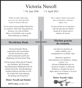 Anzeige von Victoria Nuxoll von OM-Medien