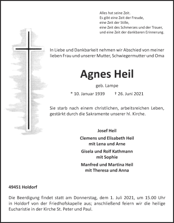 Anzeige von Agnes Heil von OM-Medien