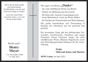 Anzeige von Henry Meyer von OM-Medien