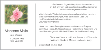 Anzeige von Marianne Melle von OM-Medien
