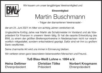 Anzeige von Martin Buschmann von OM-Medien