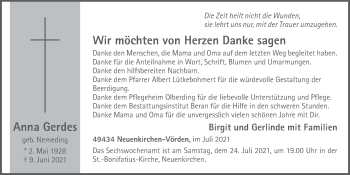 Anzeige von Anna Gerdes von OM-Medien