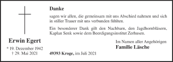 Anzeige von Erwin Egert von OM-Medien