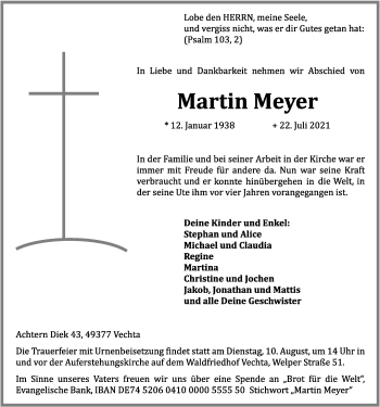 Anzeige von Martin Meyer von OM-Medien