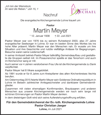 Anzeige von Martin Meyer von OM-Medien