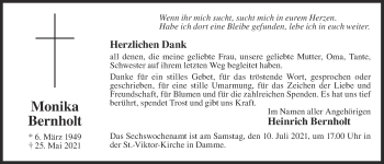 Anzeige von Monika Bernholt von OM-Medien