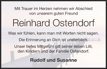 Anzeige von Reinhard Ostendorf von OM-Medien