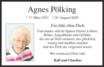 Anzeige von Agnes Pölking von OM-Medien