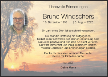 Anzeige von Bruno Windschers von OM-Medien