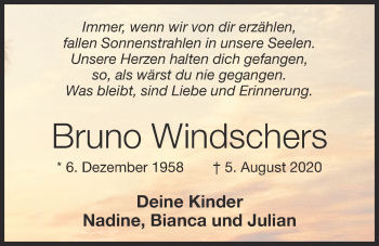 Anzeige von Bruno Windschers von OM-Medien