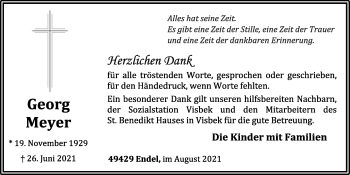 Anzeige von Georg Meyer von OM-Medien