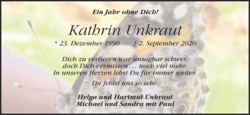 Anzeige von Kathrin Unkraut von OM-Medien