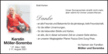 Anzeige von Kerstin Möller-Soremba von OM-Medien