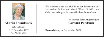 Anzeige von Maria Pundsack von OM-Medien