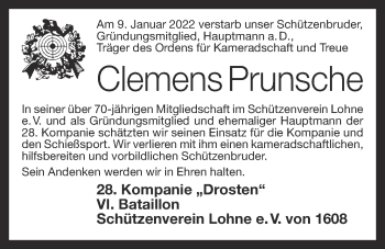 Anzeige von Clemens Prunsche von OM-Medien