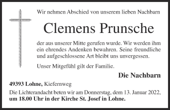 Anzeige von Clemens Prunsche von OM-Medien