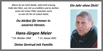 Anzeige von Hans-Jürgen Meier von OM-Medien