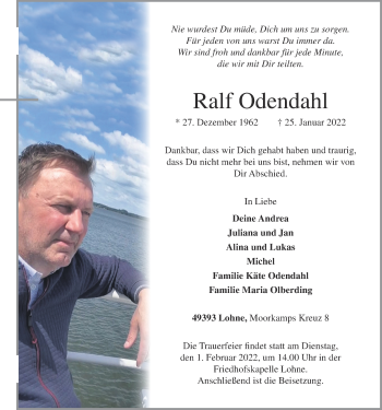 Anzeige von Ralf Odendahl von OM-Medien