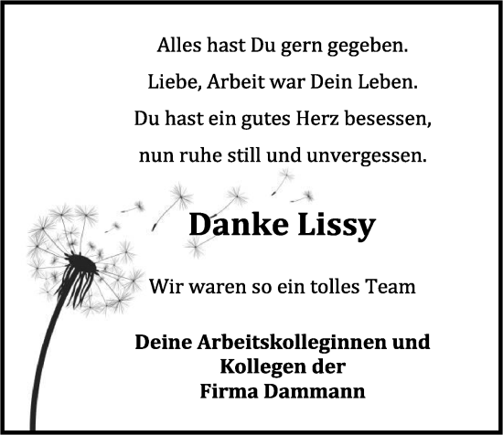 Anzeige von Elisabeth Kohl von OM-Medien