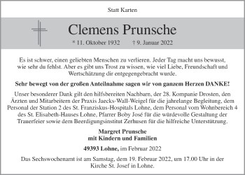 Anzeige von Clemens Prunsche von OM-Medien