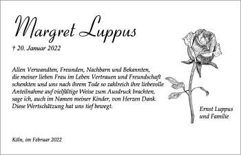 Anzeige von Margret Luppus von OM-Medien
