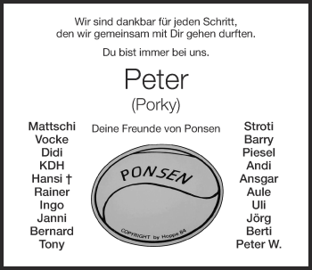 Anzeige von Peter Blömer von OM-Medien