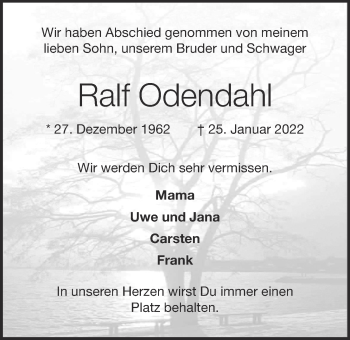 Anzeige von Ralf Odendahl von OM-Medien