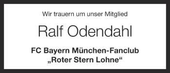 Anzeige von Ralf Odendahl von OM-Medien