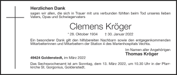 Anzeige von Clemens Kröger von OM-Medien