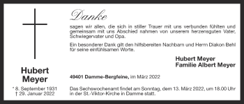 Anzeige von Hubert Meyer von OM-Medien