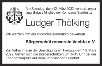 Anzeige von Ludger Thölking von OM-Medien