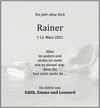 Anzeige von Rainer Tiemann von OM-Medien