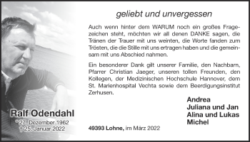 Anzeige von Ralf Odendahl von OM-Medien