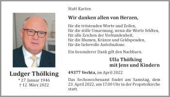 Anzeige von Ludger Thölking von OM-Medien