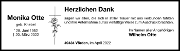 Anzeige von Monika Otte von OM-Medien