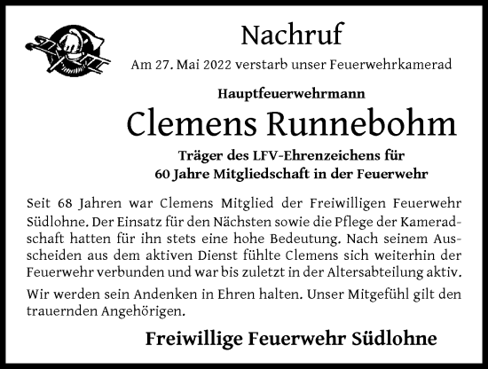 Anzeige von Clemens Runnebohm von OM-Medien