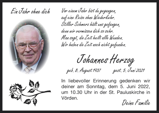 Anzeige von Johannes Herzog von OM-Medien