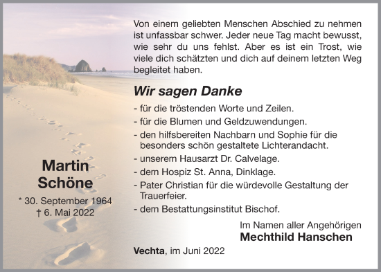 Anzeige von Martin Schöne von OM-Medien