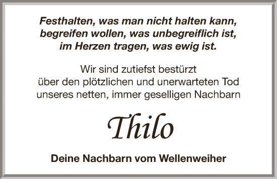 Anzeige von Thilo Schwarz von OM-Medien
