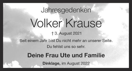 Anzeige von Volker Krause von OM-Medien