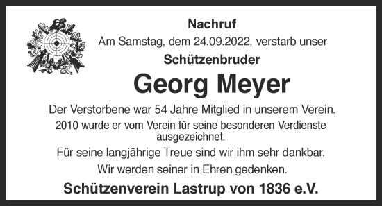 Anzeige von Georg Meyer von OM-Medien