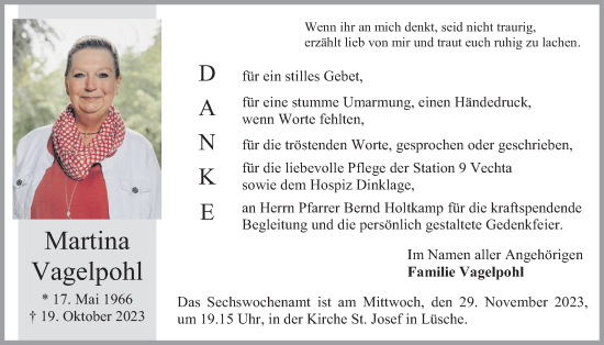 Anzeige von Martina Vagelpohl von OM-Medien