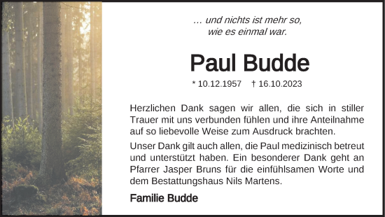 Anzeige von Paul Budde von OM-Medien