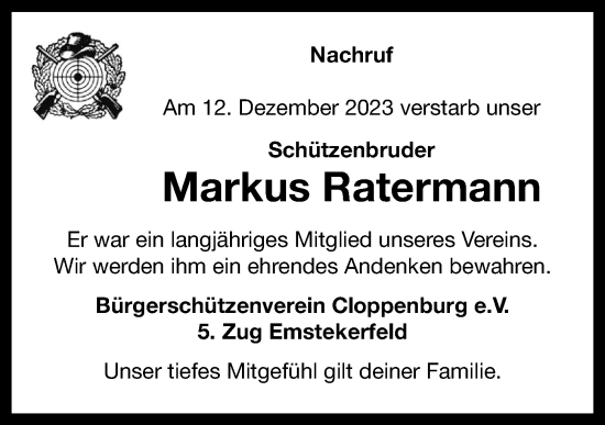 Anzeige von Markus Ratermann von OM-Medien