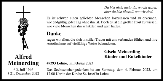 Anzeige von Alfred Meinerding von OM-Medien