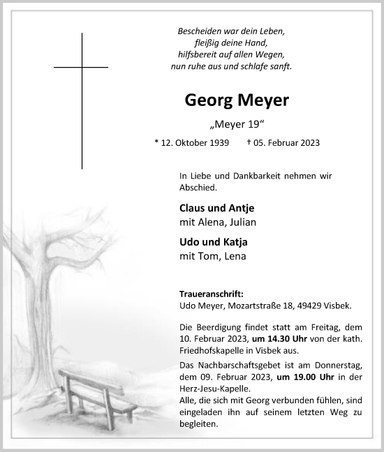 Anzeige von Georg Meyer von OM-Medien