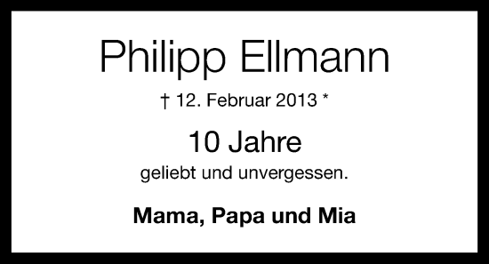 Anzeige von Philipp Ellmann von OM-Medien