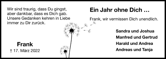 Anzeige von Frank Vodde von OM-Medien