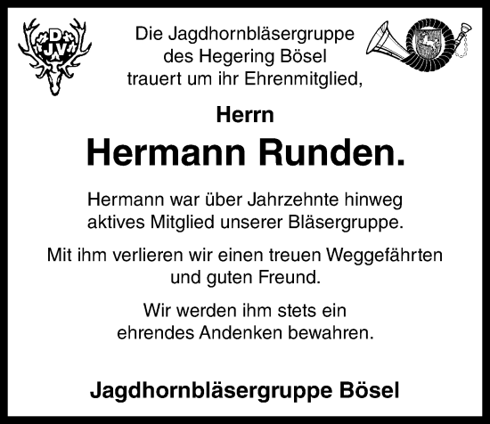 Anzeige von Hermann Runden von OM-Medien