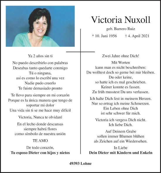 Anzeige von Victoria Nuxoll von OM-Medien